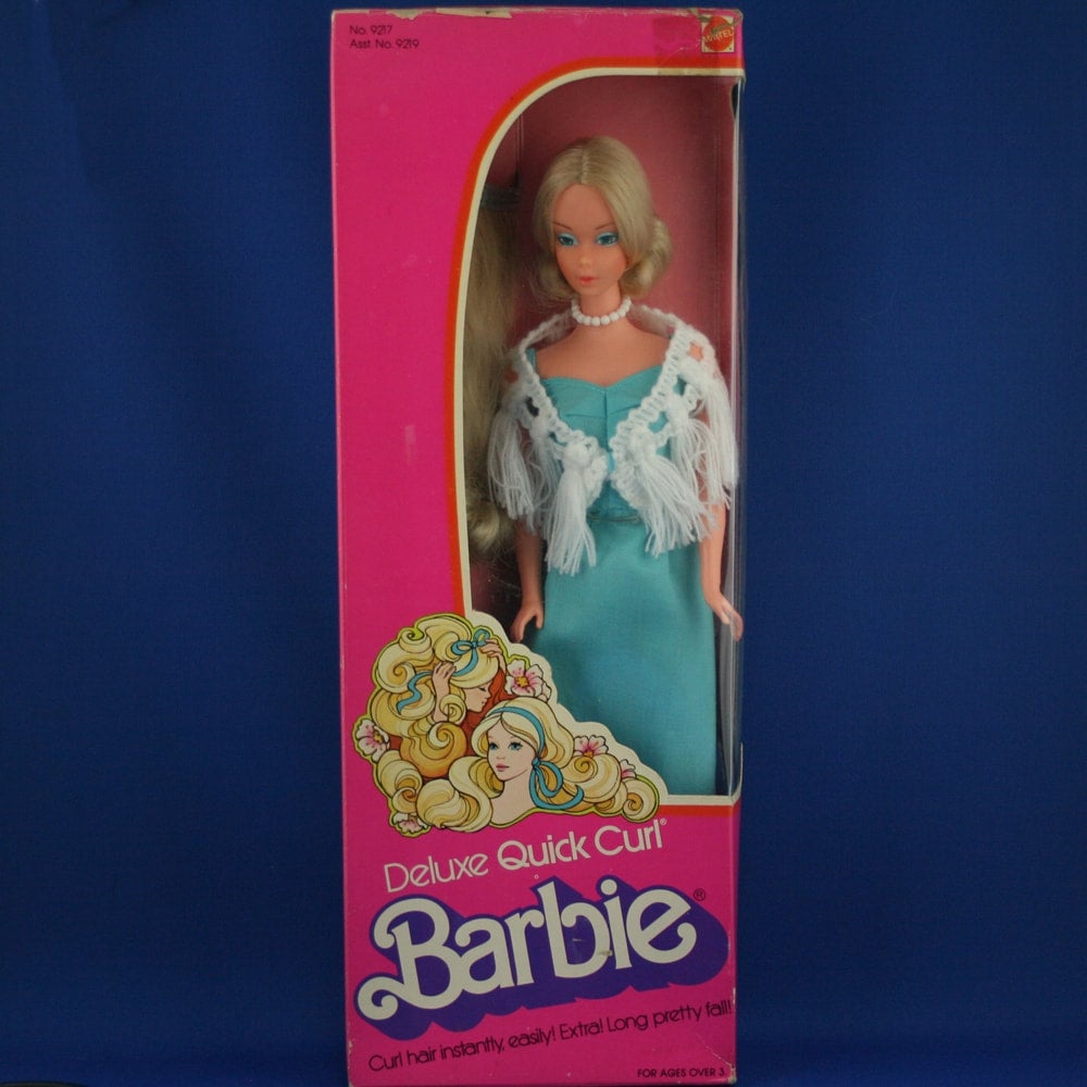 1975 Deluxe Quick Curl Barbie Doll NRFB | Dollplaza